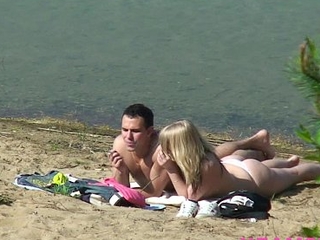 Beach fucking mediocre teen stepsister nice ass anent small tits outdoor
