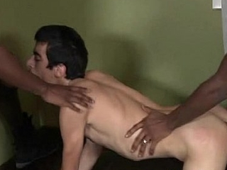 Blacks On Boys - Detached Black Dude Fuck Twink White Skinny Boy Hard 28