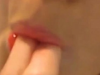 Busty stunning teen masturbes front the webcam