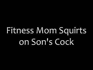 Fitness Mom Squirts On Edict Son's Cock - Layla Larocco