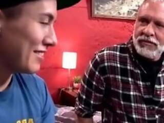 18 year old brat gets pounded by grampa