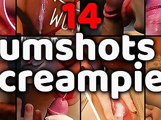 Cumshot and Creampie Compilation of Lovely Dove