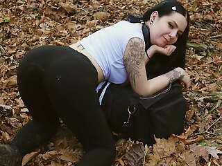 Submissive cutie gets repeated assfucking while mountain climbing, with piss increased by sweaty ass eating for fuel