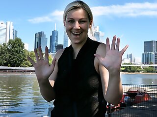 Secret Handjob In The Middle Of Frankfurt! Mega Public With As often as not Of Cum!