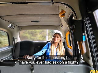 Fake Taxi Lovely Zlata Shine gets her big natural tits out to earn her Taxi Club Card