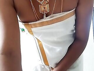 Tamil tie the knot Swetha Kerala style dress nude self video recorder