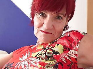 AuntJudysXXX - Your 64yo GILF Step-Aunt Linda catches you with a Crooked Magazine