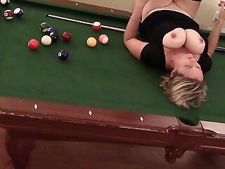 Mature Tie the knot big boobs less high heels Fucked on pool table to orgasm