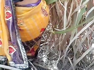 New best indian desi Townsperson outdoor bhabhi dogy style