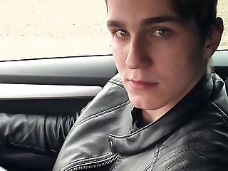 He Is Driving Around When He Sees A Sympathetic Looking Guy Walking Who Mien Like He Will Swell up His Dick For Money - BIGSTR