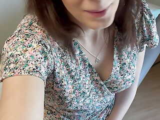Fingering Myself At The Doctor's In A Pretty Summer Dress