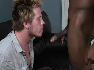 White Twink Get His Tight Ass Fucke Unconnected with Black Gay Coxcomb - BlacksOnBoys 24