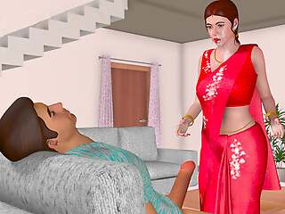 Pyasi Bhabi Indian 3D Porn Animation in Hindi - Devar Bhabi Sexual relations