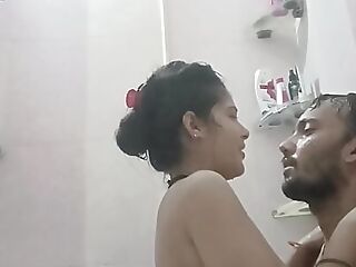 Hardcore seem like Sex in bathroom with lover