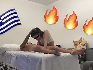 Statutory Greek RMT gives into Monster Asian Cock 5th Appointment