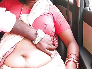 Telugu filly automobile sex in forest road, telugu dirty talks.