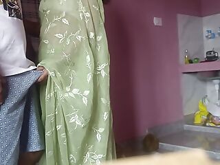 cute saree bhabhi gets naughty with her devar for rough and enduring anal sexual connection probe ice massage on her back