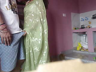 cute saree bhabhi gets naughty with her devar for rough and enduring anal sexual connection probe ice massage on her back