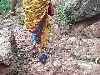 Village Bhabhi Facked by a School Student involving forest