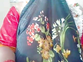 Telugu Blue Saree Aunty Undeceptive Bigboobs Sucking Puffed up Nipples Sucking Dirty Talking Telugu Audio