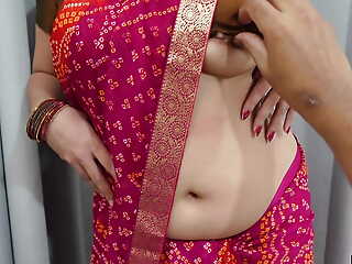 Hot tamil aunty sex sheet relative to saree removing