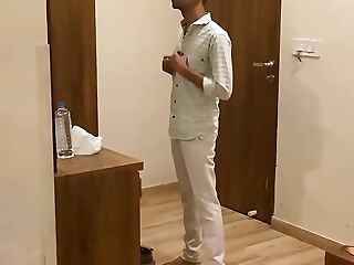 Hot Indian boy having fun in Hotel room