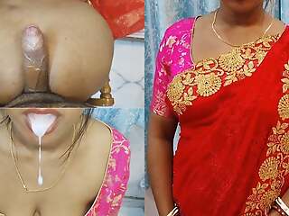 Sexy Bhabi Fuck Her brother-in-law  Dogi style closeup and cum in mouth